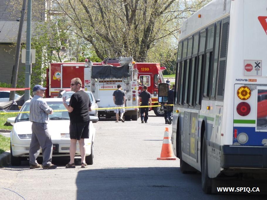 Évacuation au 6365 Rue Xavier Giroux à Québec